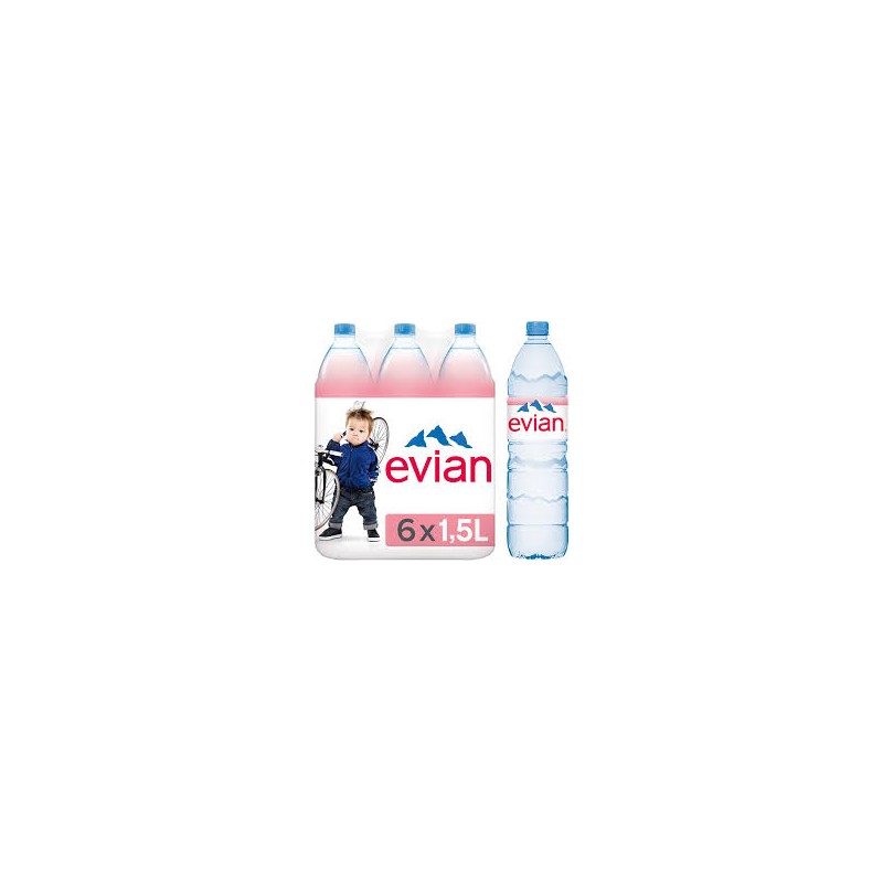 Evian X 6 X 1.5 L Evian X 6 X 1.5 L