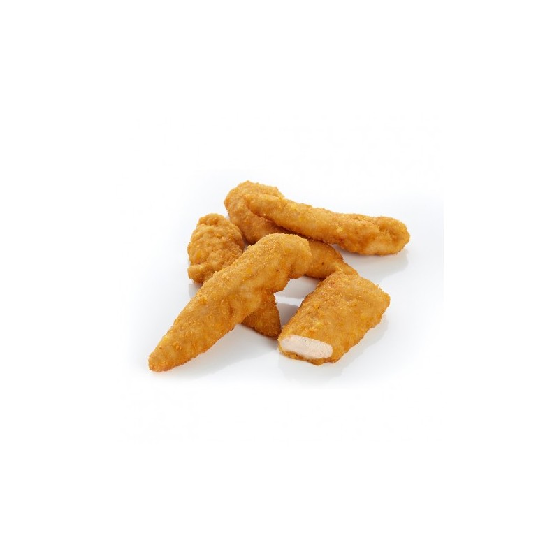 Aiguillette de filet de Poulet panée 1 kg Aiguillette de filet de Poulet panée 1 kg