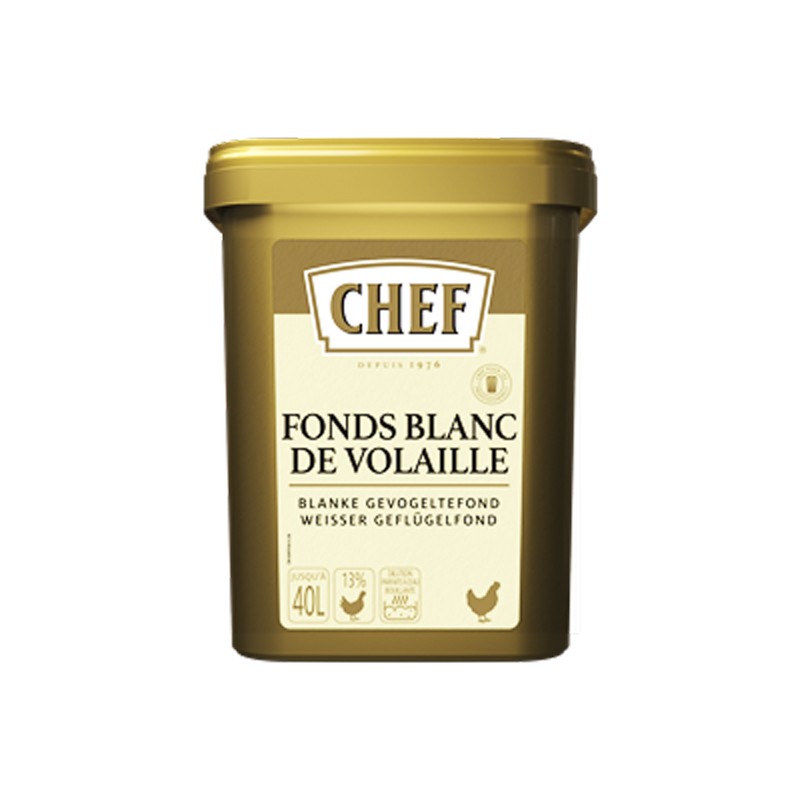 Fond Blanc Volaille Chef Boite 0.800 Kg Fond Blanc Volaille Chef Boite 0.800 Kg