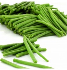 Haricots verts éboutés
