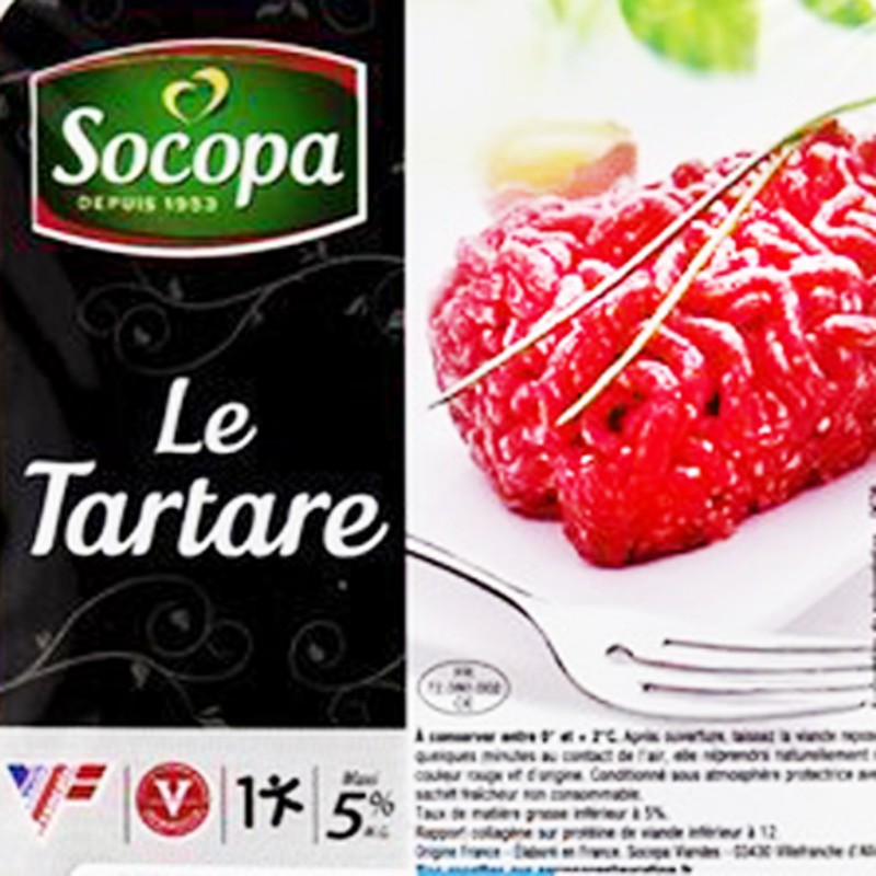 Tartare au couteau français Tartare au couteau français