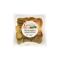 Filet de poulet et ses pommes de terre fondantes