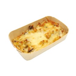 Gratin de penne sauce bouchée à la reine