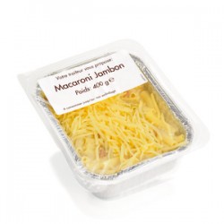Gratin de macaronis au jambon