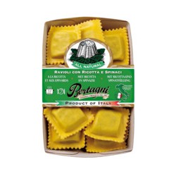Ravioli carré ricotta épinard barquette