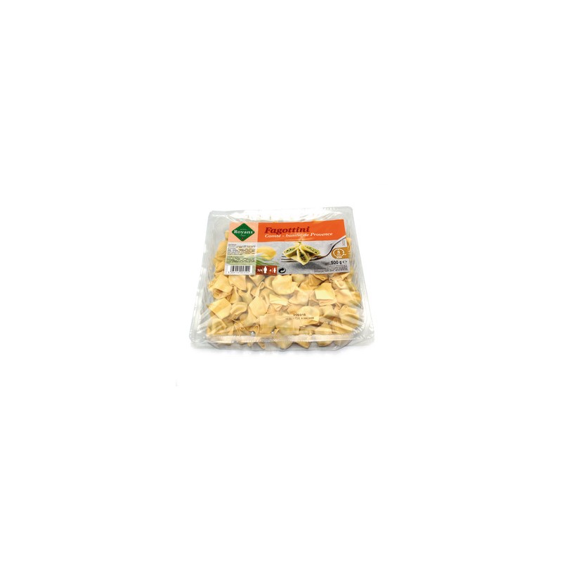 Fagottini comté basilic barquette Fagottini comté basilic barquette