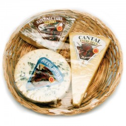 Plateau 3 fromages d'Auvergne AOP