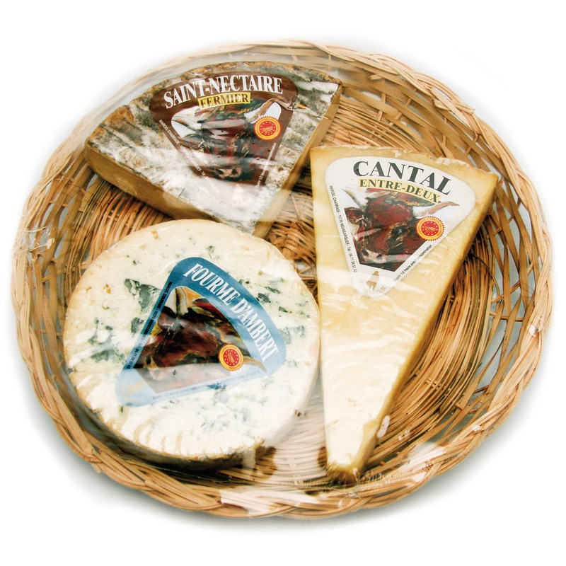 Plateau 3 fromages d'Auvergne AOP Plateau 3 fromages d'Auvergne AOP