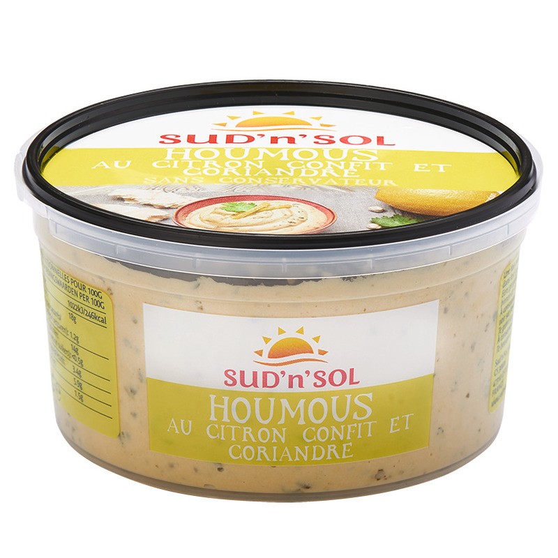 Houmous citron confit et coriandre Houmous citron confit et coriandre