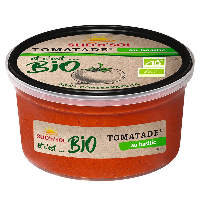 Tomatade au basilic bio Tomatade au basilic bio