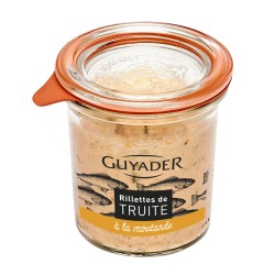Rillette de truite à la moutarde