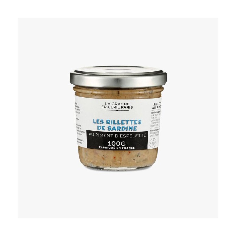 Rillettes de Sardine au piment d'Espelette Rillettes de Sardine au piment d'Espelette